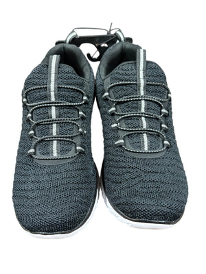 Athletic Works, Women's, Bungee, Slip On, Sneakers, Black, Size 6.5