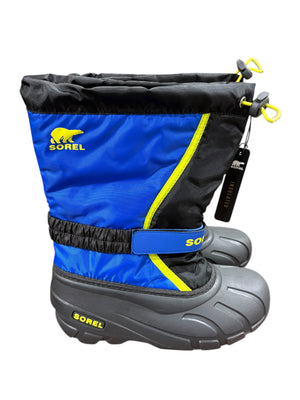 Sorel, Youth, Flurry, Boot, Black/Blue