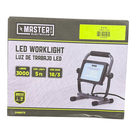 Master Electrician, 248675, 16W, 3000 Lumen, LED Work Light - Image 1