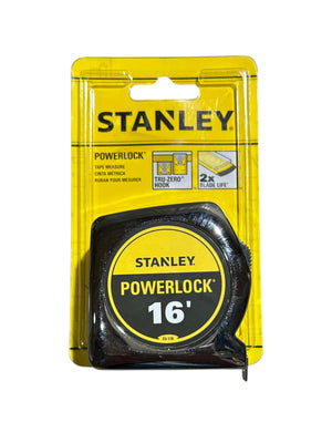 Stanley Tools Powerlock Tape Measure  Standard  16  x 3/4  Blade - Image 1