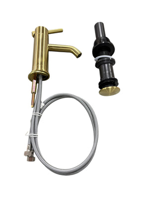 Pfister, LG42-NBGP0, Contempra, Single Control, Bathroom Faucet, Brushed Gold - Bathroom Sink Faucets - Freeman Liquidators - [product_description]