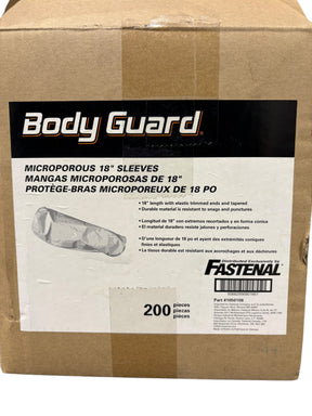 Fastenal, 18", White, Micro Porous, Disposable, Body Guard, Elastic, Sleeve, Case of 200 - Safety Equipment - Freeman Liquidators - [product_description]
