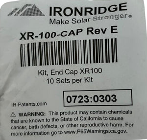 IRONRIDGE, ZR-100, END CAP REV E, SET OF 10 L/R - Image 1