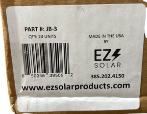 EZ Solar, JB‑3, Universal Rail/Panel‑Mount, PV Junction Box, (NEMA 3R) - Image 1