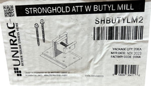 Unirac Stronghold Attachment — Butyl Seal, Mill Finish (SHBUTYLM2) - Image 1
