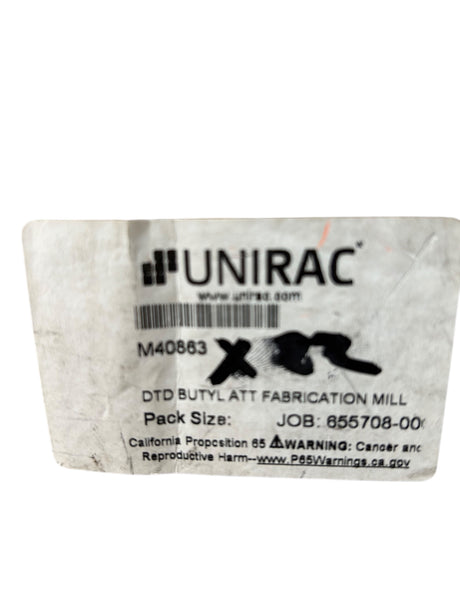 Unirac DTD Butyl Attachment — Fabricated Mill Finish (M40863) - Image 1