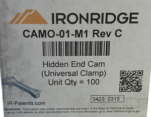 IronRidge CAMO‑01‑M1 — Hidden End CAM, Rev C - Image 1