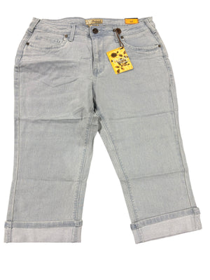 Hybrid & Company, Women's, Stretchy, Slim Fit, Denim, Capri, Size 13