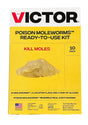 Victor M6009 Poison Moleworms, Yellow - Image 1