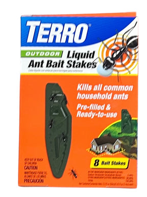 TERRO T1813 Outdoor Ready-to-Use Liquid Ant Bait Stake Ant Killer Trap - Kills Common Household Ants - Image 1