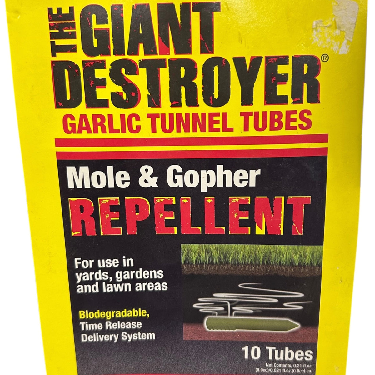 Atlas, The Giant Destroyer, Animal Repellent, Tubes, For, Gophers, Mol ...