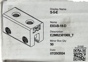 S‑5‑E — Standing Seam Clamp for Double‑Folded “Euro‑Style” Seams (Box of 50) - Image 1