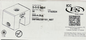 S‑5‑S Mini — Standing Seam Clamp for Snap‑Lock & Machine‑Folded Seams - Image 1
