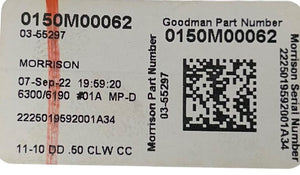 GOODMAN- SQUIRREL CAGE, 0150M00062 - Image 2