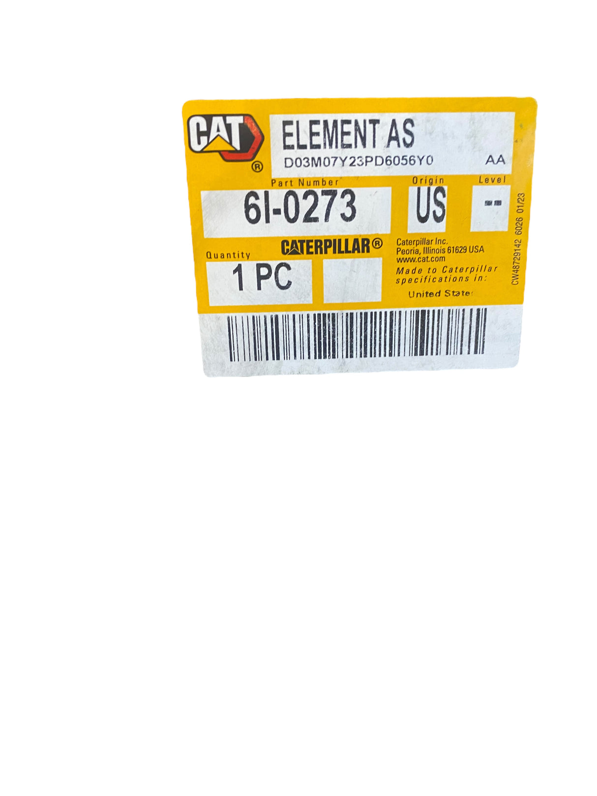 Caterpillar, 6I-0273, Element Assembly - FreemanLiquidators - [product_description]