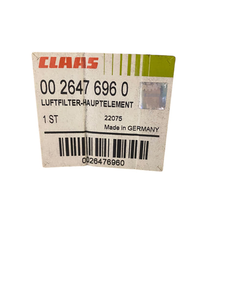 CLAAS, 0026476960, Luft Filter - FreemanLiquidators - [product_description]