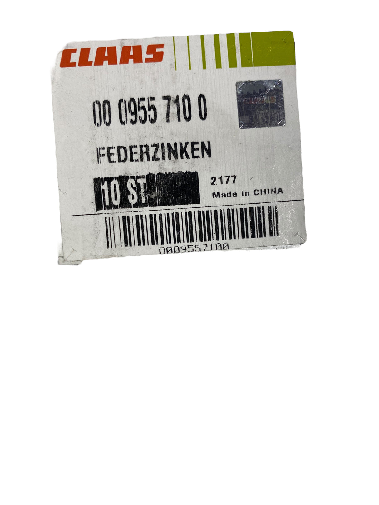 CLAAS, 00 0955 710 0, Spring Tines - FreemanLiquidators - [product_description]