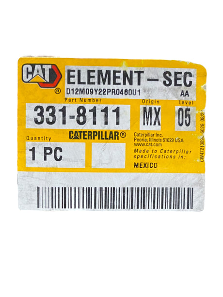 Caterpillar, 331-8111, Element Assembly - Freeman Liquidators - [product_description]