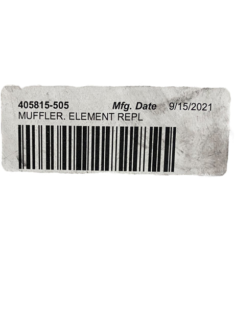 405815-505, Muffler, Element Replacement, 1 1/2" - Designed for use with Sullair Air Compressors - Freeman Liquidators - [product_description]