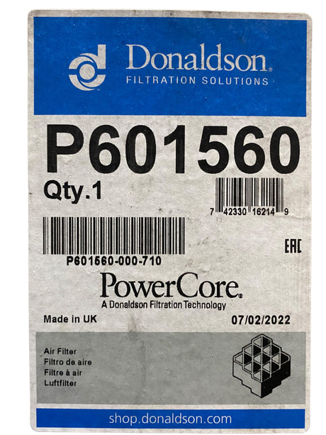 Donaldson, P601560, Air Filter, Safety, Obround - Freeman Liquidators