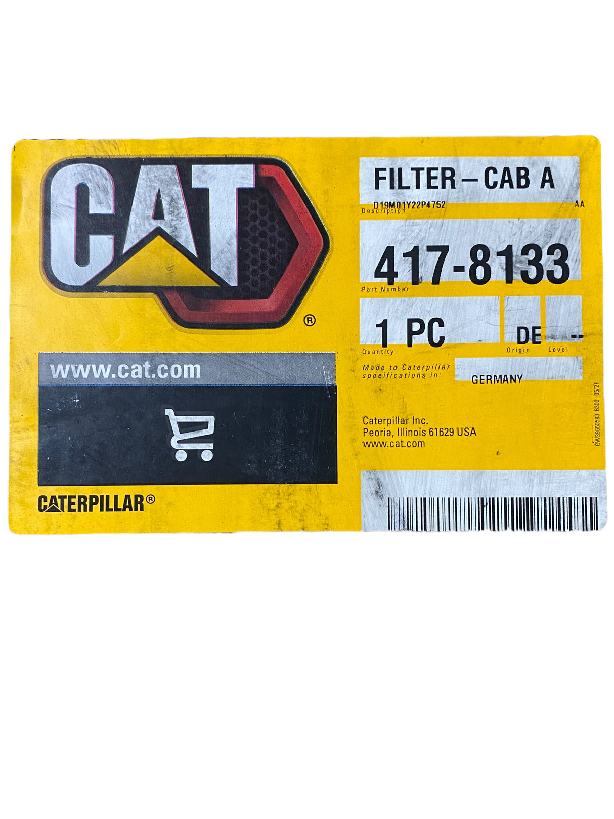 Caterpillar, 417-8133, Cabin Air Filter - Freeman Liquidators