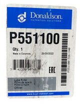 Donaldson, P551100, Full Flow, Spin On, Lube Filter - Freeman Liquidators