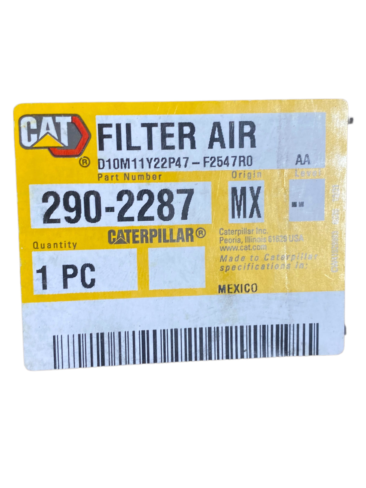 Caterpillar, 290-2287, Cabin Air Filter - Freeman Liquidators