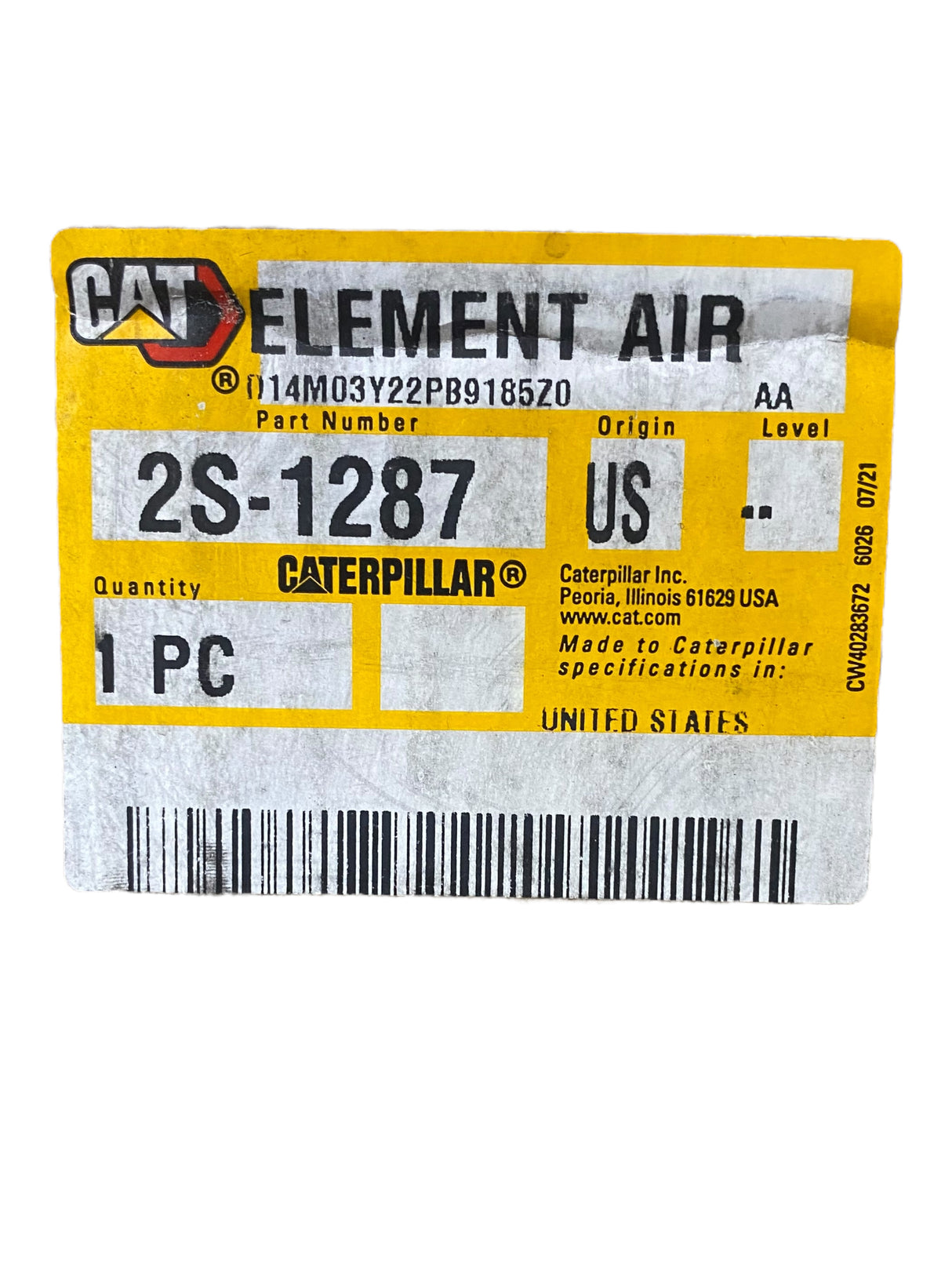 Caterpillar, 2S-1287, Element Assembly - Freeman Liquidators