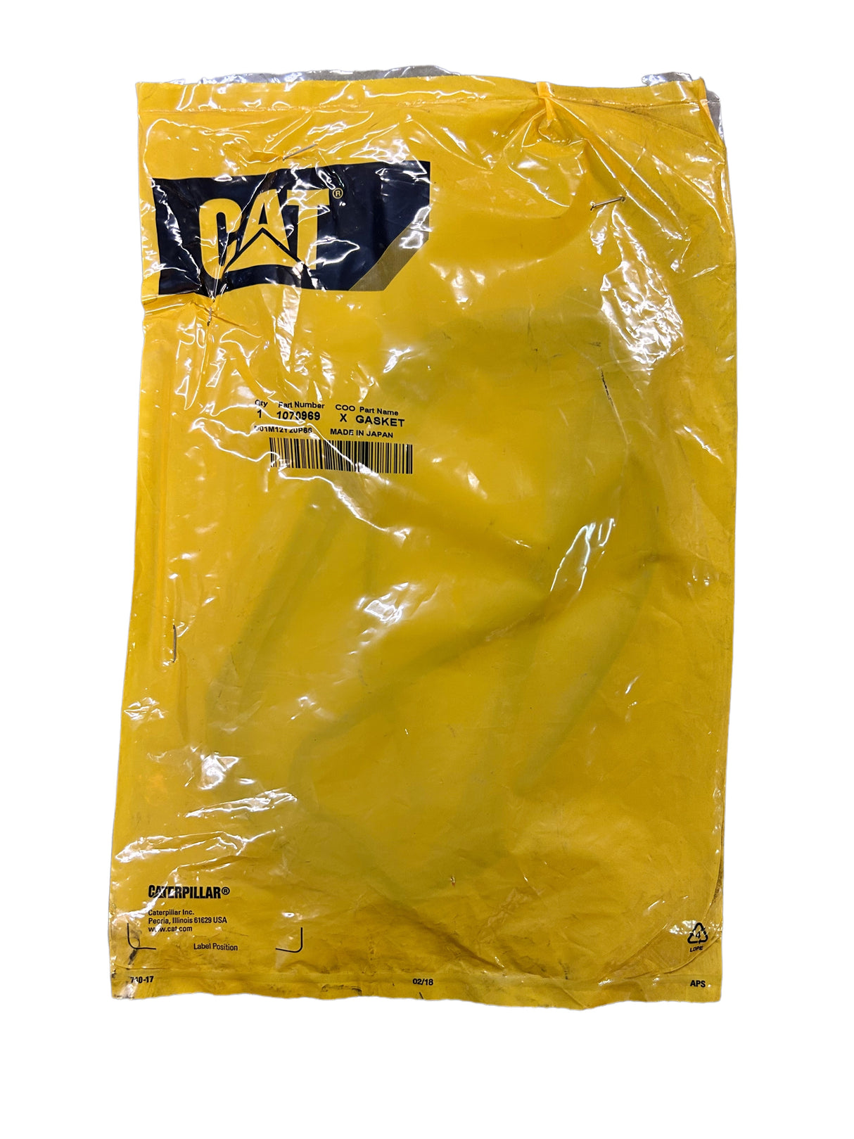 Caterpillar, 1070969, Gasket - Freeman Liquidators