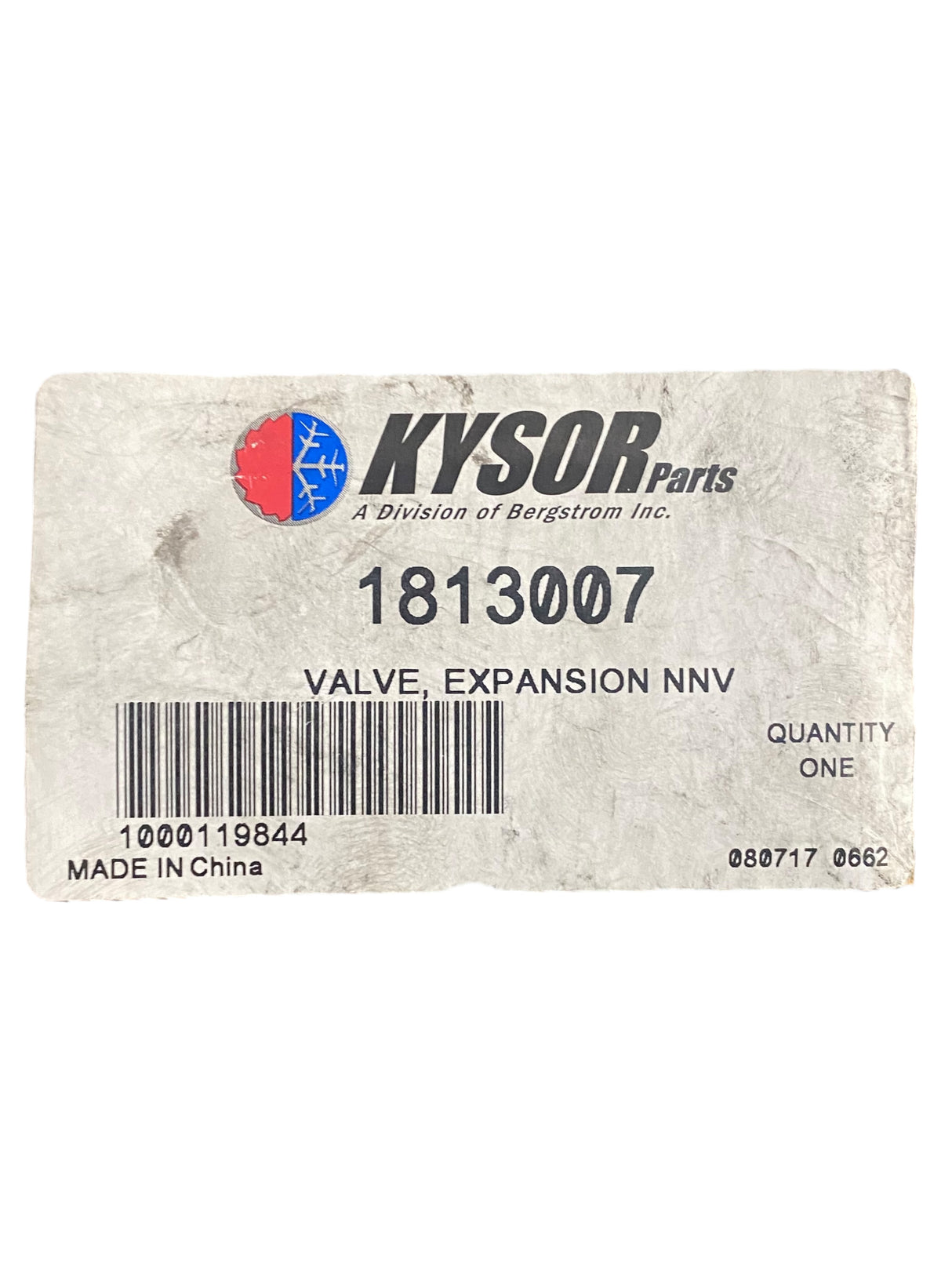 Kysor, 1813007, Expansion Valve, Block Type, No. 6 Inlet, No. 10 Outlet - Freeman Liquidators