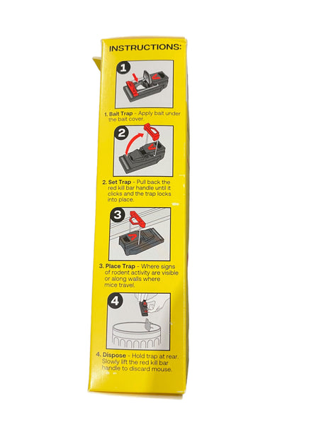 Victor, Quick-Kill, Easy, Set, Mouse, Trap, 3 Reusable Mouse Traps, M140-3B - Freeman Liquidators