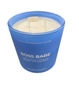 Boss Babe, Crystal, Manifestation, Candle, Gardenia, Moonstone, 14oz - Freeman Liquidators