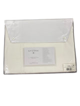 Sferra, Grande, Hotel, Full, Queen, Flat, Sheet, 96X114, (White/White) - Freeman Liquidators