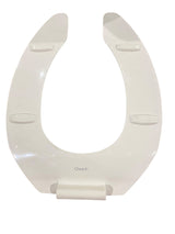 Church, Toilet, Seat, White, Plastic, Stainless, Steel, Posts, External, Hinge, 2155CT-000 - Freeman Liquidators