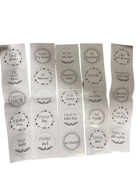 Baby, Milestone, Photography, Blanket, Unisex, White - Freeman Liquidators