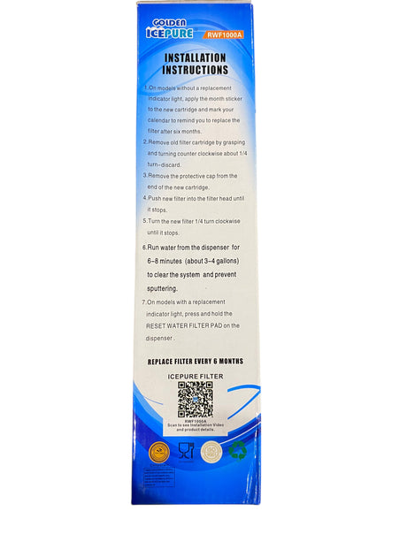 Icepure, LG, Kenmore, Compatible, Water, Filter, 3-Pack, RWF1000A - Freeman Liquidators
