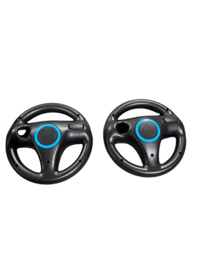 Mario, Kart Racing, Wheel, Compatible with Wii and Wii U, 2 Pack, Black - Freeman Liquidators