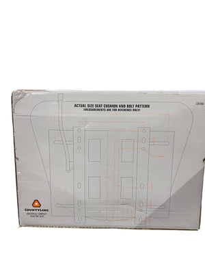 CountyLine, 16.5 in. Universal, Compact, Tractor, Seat, Black, Model 1297569 - Freeman Liquidators