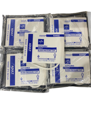 Medline, Single, Tube, Adult, Large, Blood, Pressure, Cuffs, Marquette, Connector, 5 Pack, MDS9913HP - Freeman Liquidators