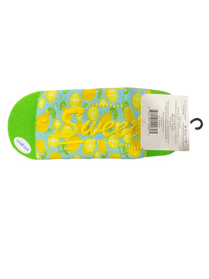 Precious Moments, Anti-Slip, Ballet, Lemon, Print, Scented, Socks - Freeman Liquidators