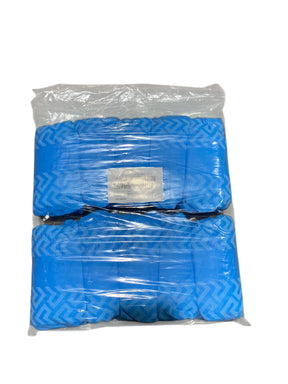CONDOR, Shoe Covers, Polypropylene, Includes Slip Resistant Sole, 6 in Overall Ht, Blue, 100 PK - Freeman Liquidators