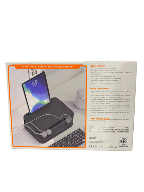 Redagod, Power Strip, Cable, Management, Box, Surge Protector, Black - Freeman Liquidators