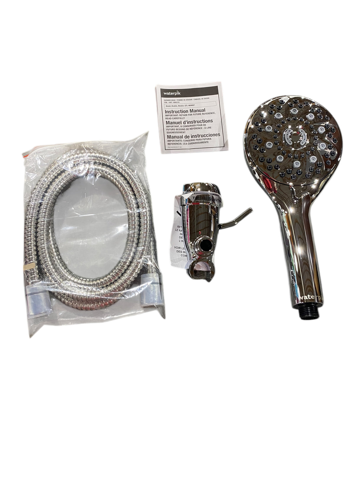 Waterpik, Powerpulse, Therapeutic, Massage, Hand Held, Showerhead, QTL-963MEP, Chrome - Freeman Liquidators