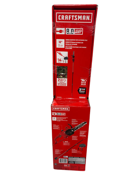 Craftsman, CMECSP610, 10 in., Electric, Chainsaw, Pole Saw, Combo - Freeman Liquidators