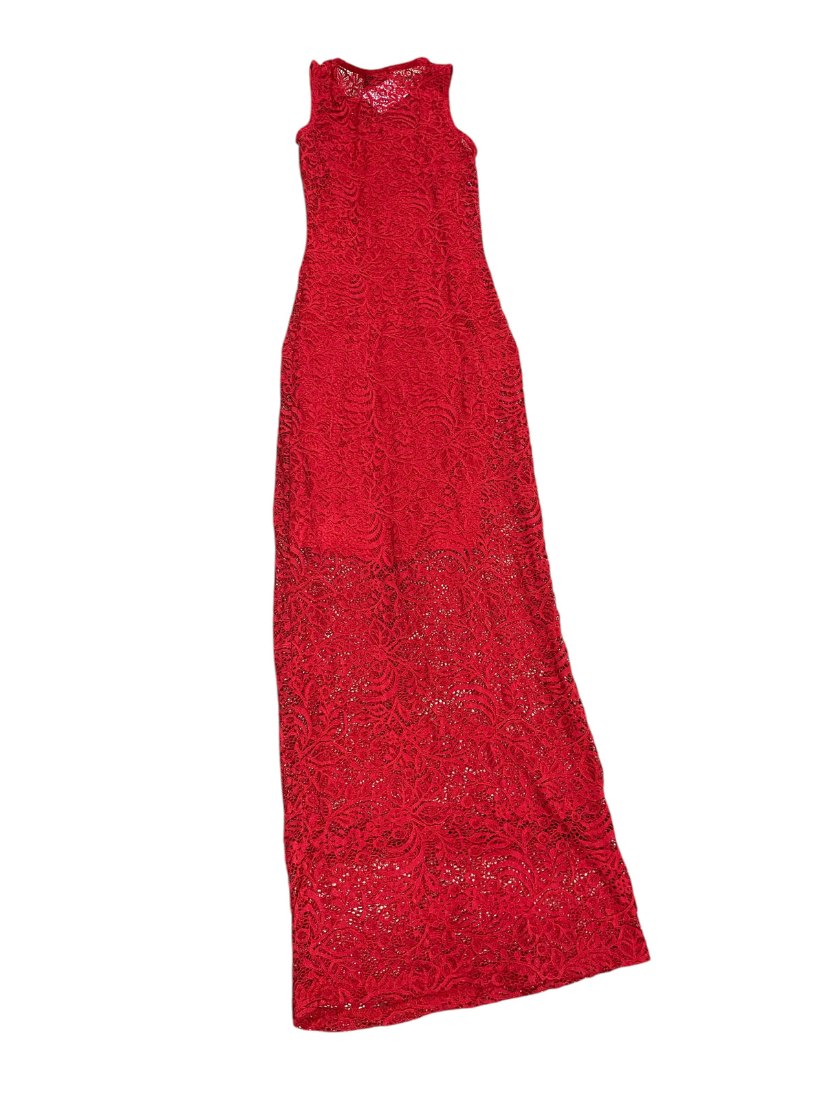 Jolie & Joy, Women's, Red, Lace, Maxi Dress - Freeman Liquidators - [product_description] - Women's Clothing
