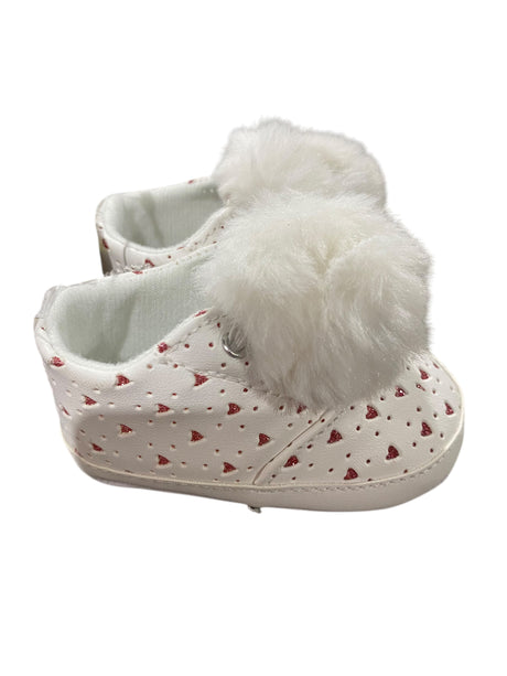 Baby, Girls, First Steps by Stepping Stones, White, Pink, Heart, Shoes