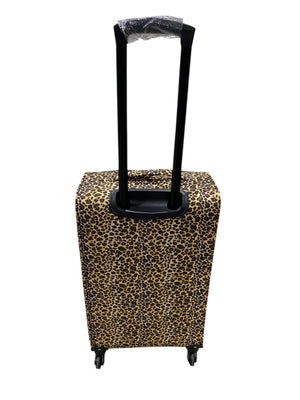 DD'S, Leopard Print, Luggage, 23"x15"x9"