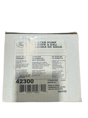 Gates, 42300, Premium Engine, Water Pump
