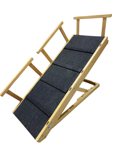 PawHut, Dog Ramp, Adjustable Height, Foldable Stairs, Non-Slip, Small to Large Dogs