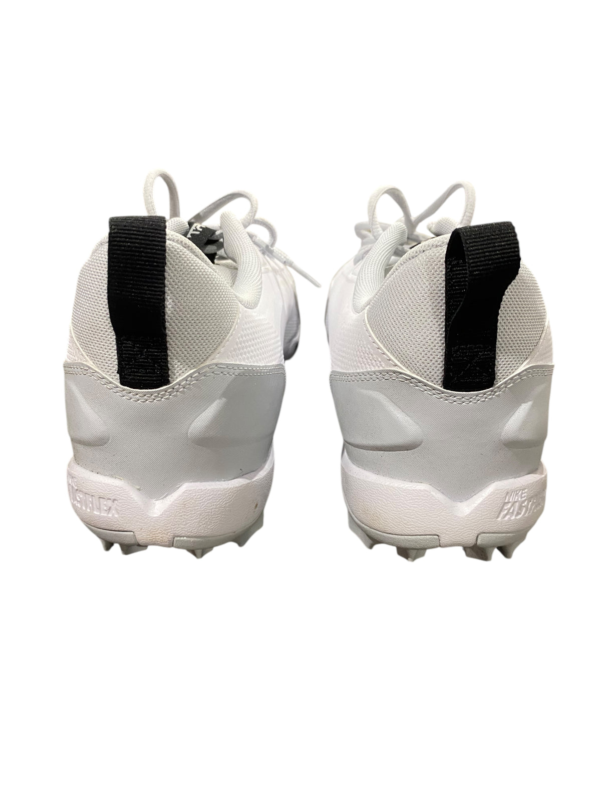 Nike, Men's, Force Trout 9 Keystone, Baseball, Cleats, White/Black/Grey, Size 11.5, DAMAGED BOX - Freeman Liquidators - [product_description] - Men's Shoes